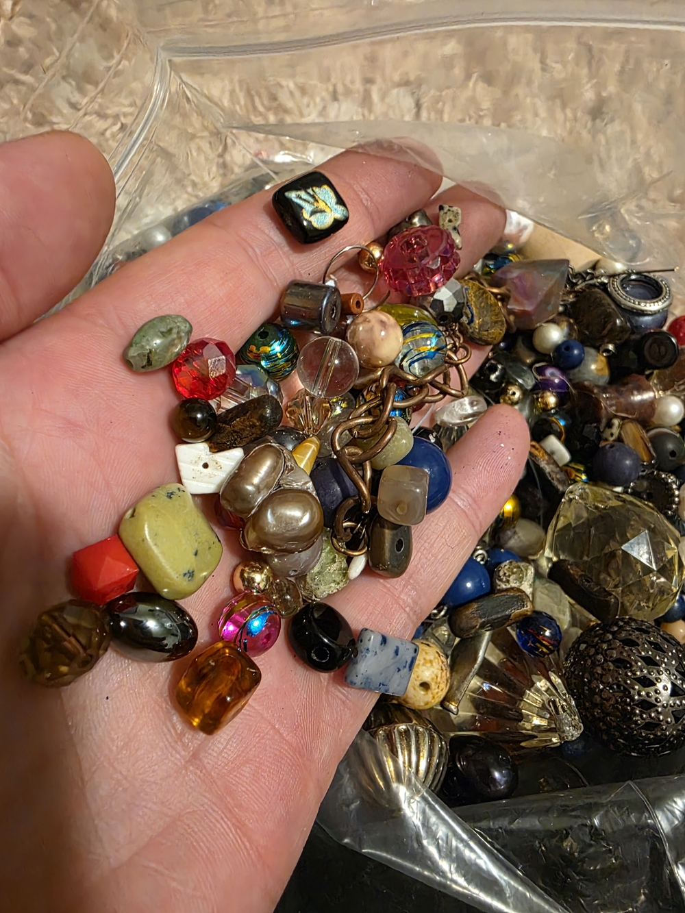 Mixed Multi-Color Bead Assortment Necklace/Bracelet Supplies - Picture 6 of 10